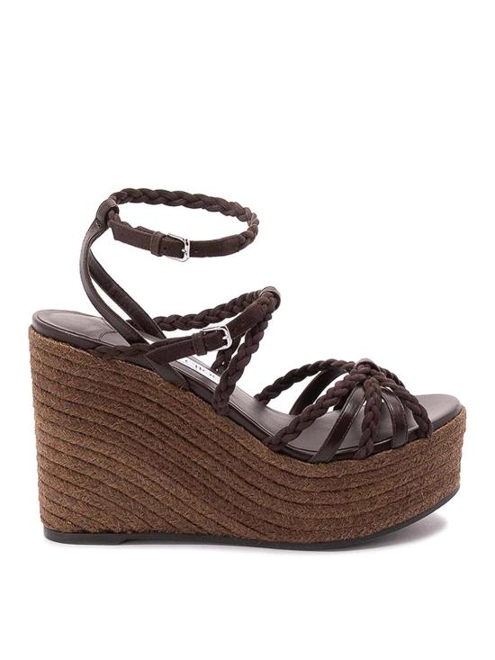 26SS 지미추 샌들 NYRA100ZKNCHOCOLATECOFFEE BROWN