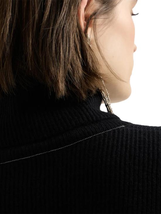 26FW 브루넬로 쿠치넬리 니트웨어 M12175403C101 Black - BRUNELLO CUCINELLI