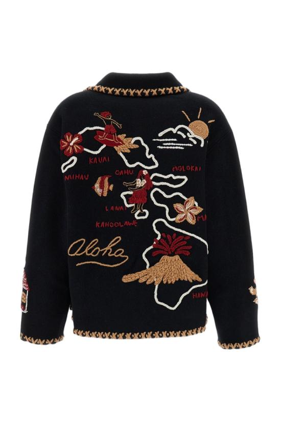 26FW 알라누이 자켓 LWHQ01BE26KNI0011084 Black - ALANUI