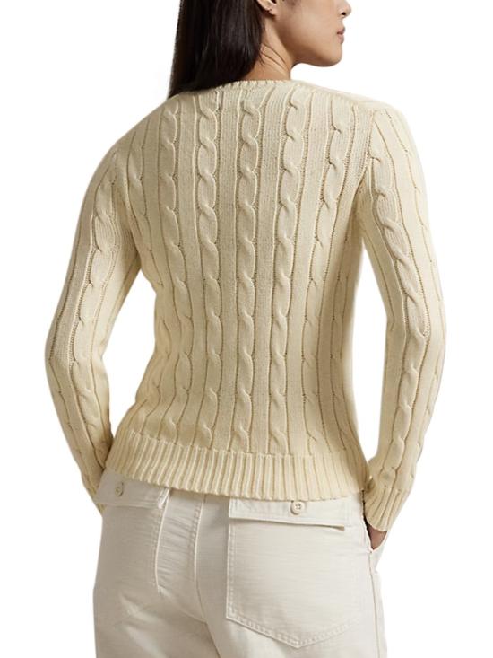 26FW 폴로 랄프로렌 포니 로고 피마코튼 케이블 니트 스웨터 211971869015 Neutrals - POLO RALPH LAUREN
