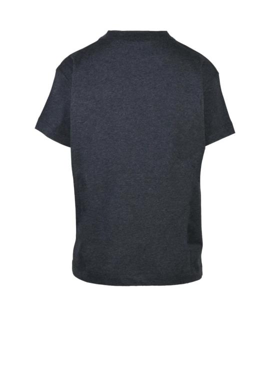 25FW 브루넬로 쿠치넬리 탑 진회색 면 스팽글 티셔츠 - BRUNELLO CUCINELLI