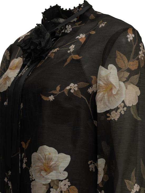 26FW 짐머만 셔츠 5158TF262BLKRM BLACK - ZIMMERMANN