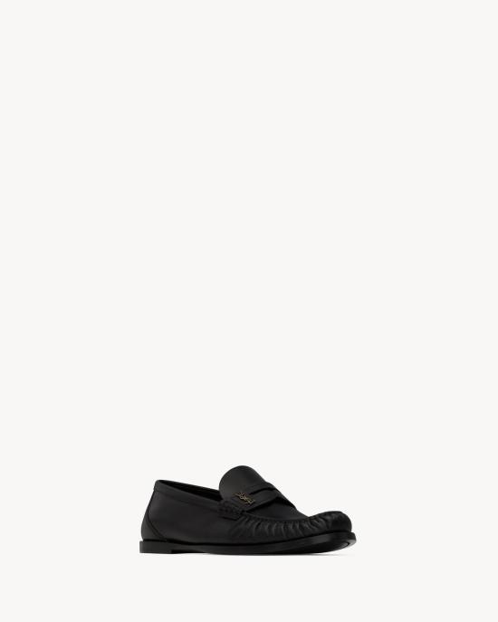 26SS 생로랑 모노그램 레더로퍼 820648AAELH1000 BLACK - SAINT LAURENT