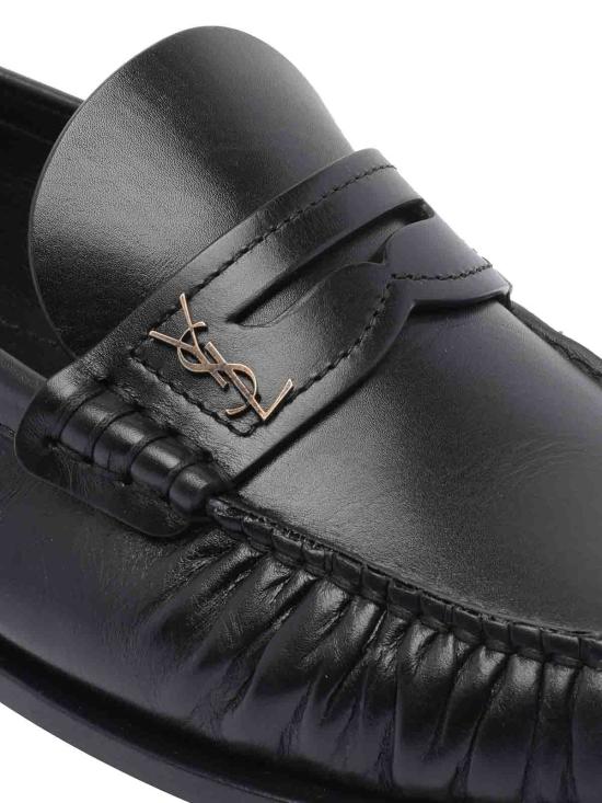 26SS 생로랑 모노그램 레더로퍼 820648AAELH1000 BLACK - SAINT LAURENT