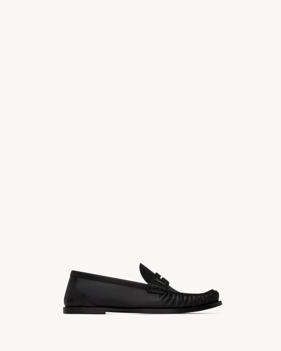 26SS 생로랑 모노그램 레더로퍼 820648AAELH1000 BLACK