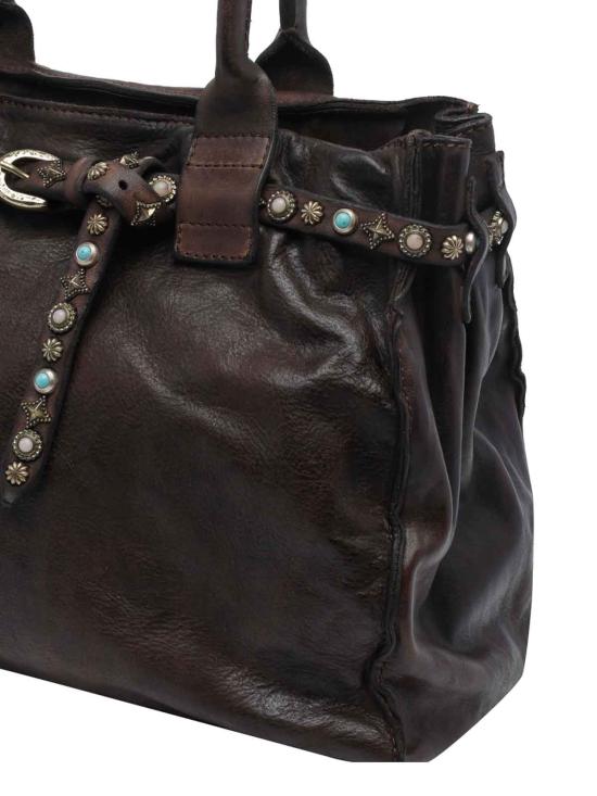 26FW 캄포마찌 토트백 C041020NDX3159C1501 BROWN - CAMPOMAGGI