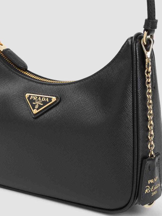 26FW 프라다 리에디션 2005 사피아노 가죽 미니백 1N204TNZVF0632 BLACK - PRADA