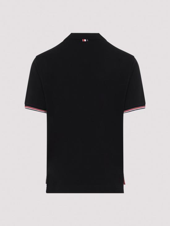 26FW 톰브라운 폴로 티셔츠 MJP254AJ0301001 BLACK - THOM BROWNE