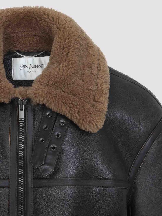 26FW 생로랑 자켓 A000H8YCOW21161 BLACK - SAINT LAURENT