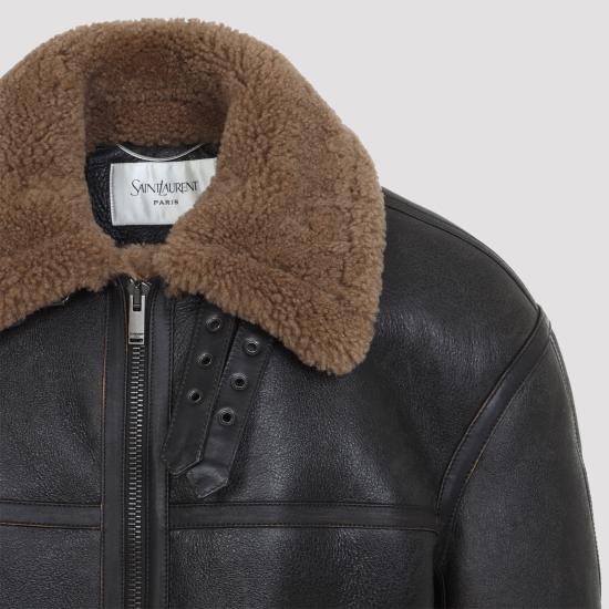 26FW 생로랑 자켓 A000H8YCOW21161 BLACK - SAINT LAURENT