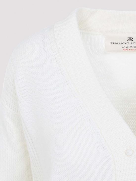 26FW 에르마노 설비노 스웨터 D495N303APPYI14300 WHITE - ERMANNO SCERVINO