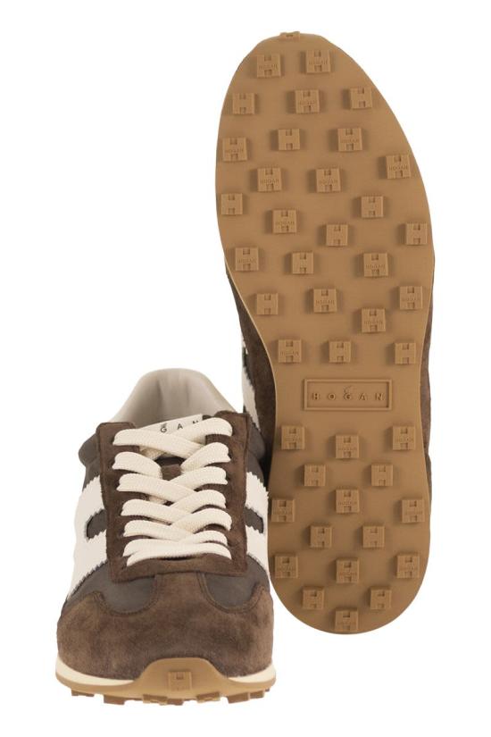26FW 호간 스니커즈 HXW7270GH10V4R0CQ1 BROWN - HOGAN