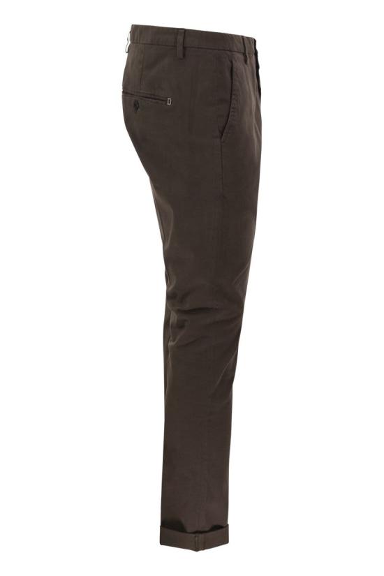  돈답 스트레이트 팬츠 UP235GSE043UPTDDU 759 DARK BROWN - DONDUP
