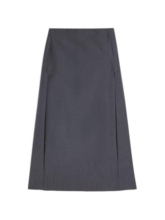 26FW 질샌더 스커트 J03MA0315J40402 023 GREY