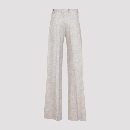 26FW 에르마노 설비노 스트레이트 팬츠 D496P718QZM S4935 NUDE NEUTRALS - ERMANNO SCERVINO