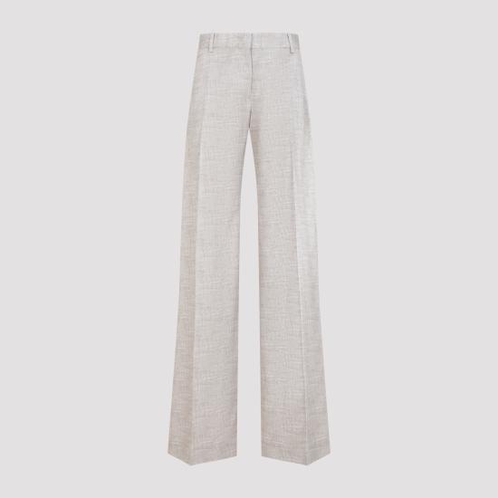 26FW 에르마노 설비노 스트레이트 팬츠 D496P718QZM S4935 NUDE NEUTRALS - ERMANNO SCERVINO