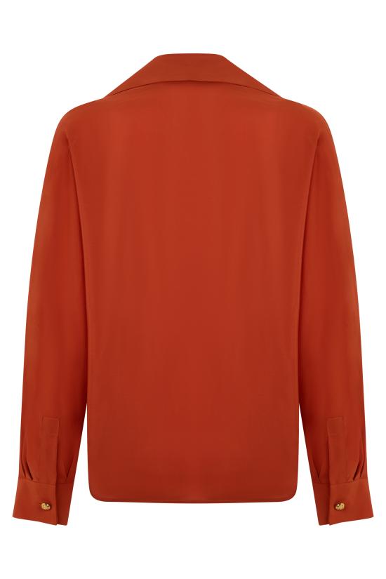 26FW 막스마라 스튜디오 반팔 티셔츠 MSTAIA2626116061600054 Orange - MAX MARA STUDIO