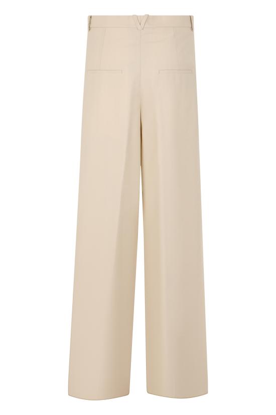 26FW 보테가베네타 스트레이트 팬츠 876661V6NB02512 panna - BOTTEGA VENETA