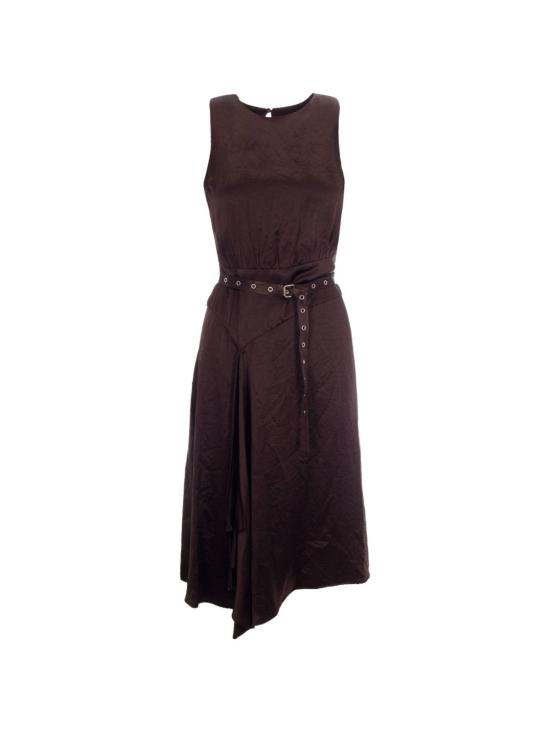 26SS 리우조 미디 원피스 CA6149T450AP9576 CHOCOLATE BLACK - LIU JO
