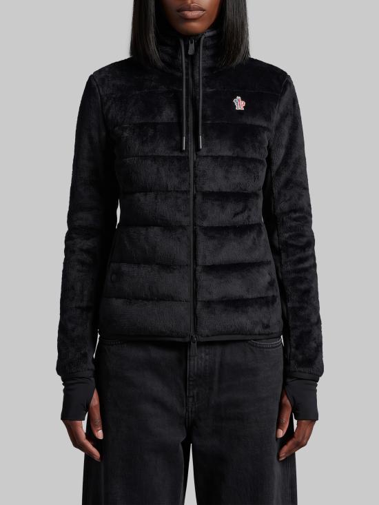 26FW 몽클레어 패디드 집업 스웨터 L20988G00010809EG 999 BLACK
