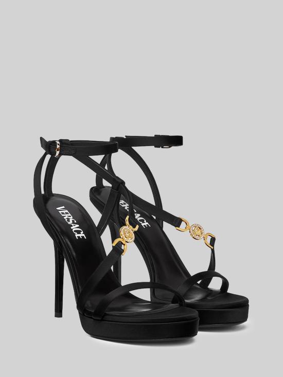 26FW 베르사체 샌들 10121341A00619 1B00V BLACK - VERSACE