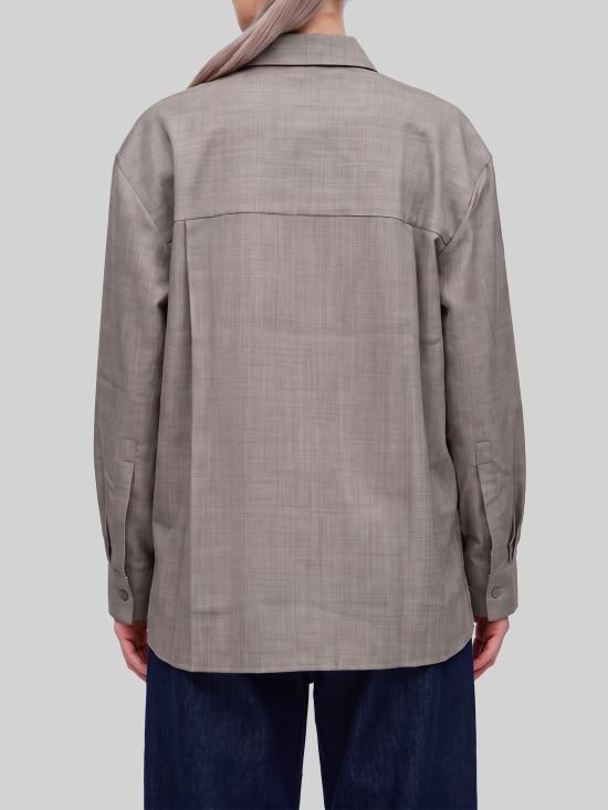 26FW 더프랭키샵 셔츠 CHFS22831987 LTM BROWN - THE FRANKIE SHOP