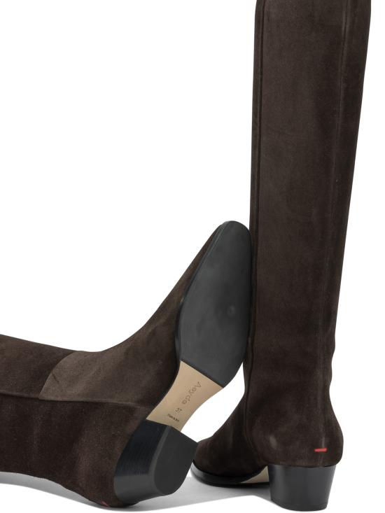 26FW 에이드 부츠 MEDEACOWSUEDELEATHERMOKA BROWN - AEYDE