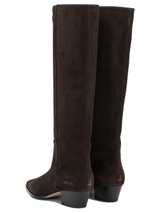 26FW 에이드 부츠 MEDEACOWSUEDELEATHERMOKA BROWN - AEYDE
