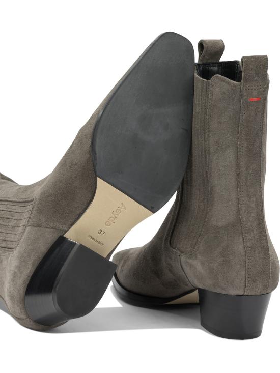 26FW 에이드 부츠 AGATACOWSUEDELEATHERTAUPE BEIGE - AEYDE