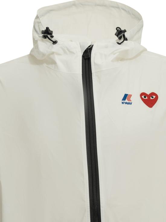 26FW 꼼데가르송 X 까웨 윈드 레인 자켓 AZJ5010513WHITE - COMME DES GARCONS