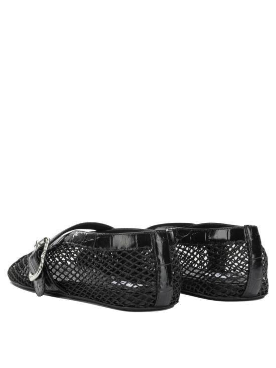  알라이아 플랫 슈즈 AA3A069I294999 BLACK - ALAIA