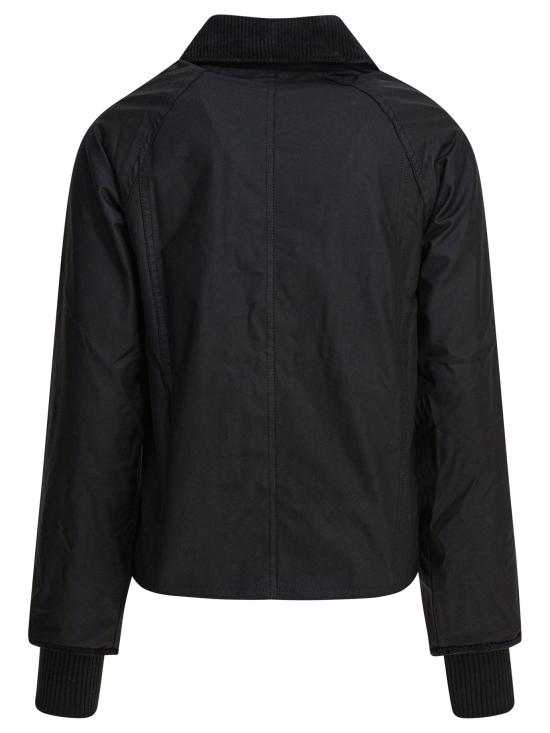 26FW 바버 크롭드 비드넬 왁스 재킷 LWX1403LWXBK71 BLACK - BARBOUR