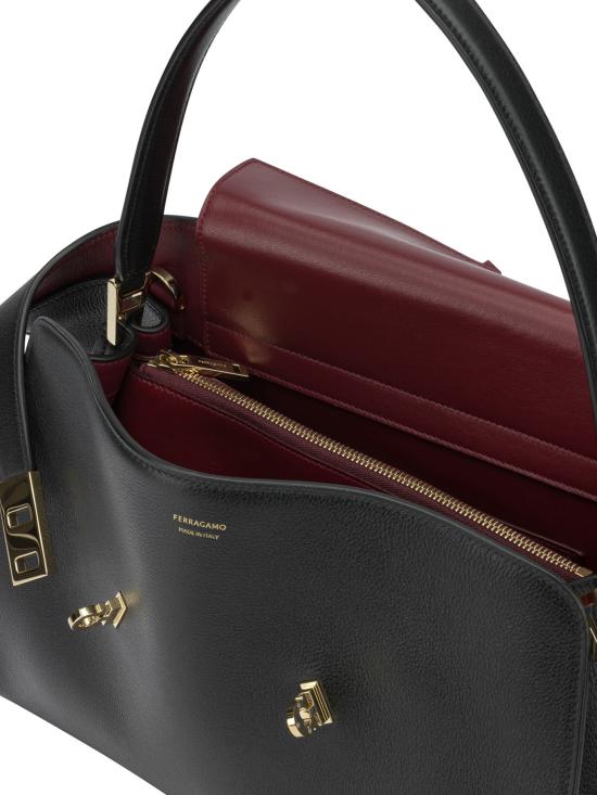 26FW 살바토레 페라가모 토트백 0781694 BLACK - SALVATORE FERRAGAMO