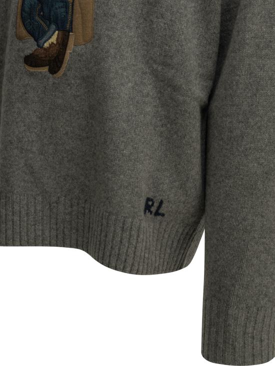 26FW 폴로 랄프로렌 스웨터 710B28590001GREYCOMBO - POLO RALPH LAUREN