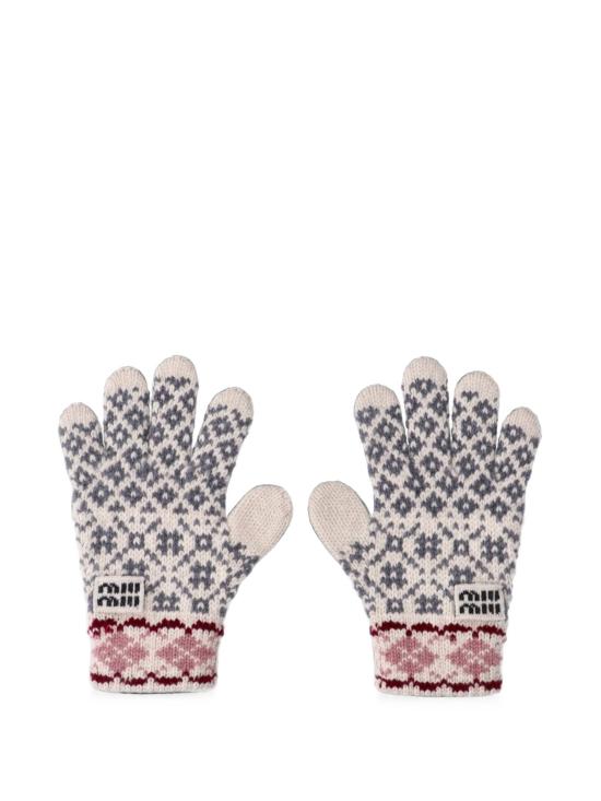 26FW 미우미우 장갑 5GG2482IEI F0X46 PINK PURPLE