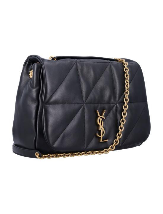26SS 생로랑 제이미 4.3 미디움 램스킨 809696AAB32 1000 BLACK - SAINT LAURENT
