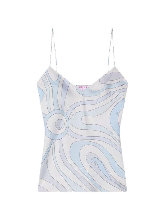 26FW 에밀리오푸치 반팔 티셔츠 6URM076U761001 LIGHT BLUE