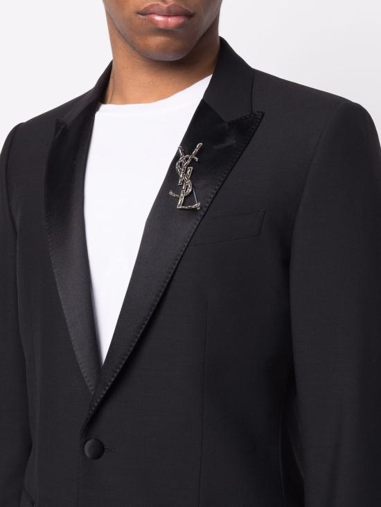 26FW 생로랑 YSL 오피움 크로커다일 브로치 470371Y15008142 SILVER - SAINT LAURENT