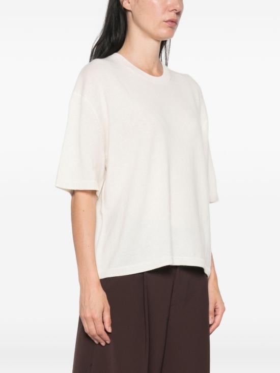 26FW 소프트 고트 반팔 티셔츠 2450110086FEATHERWHITE - SOFT GOAT
