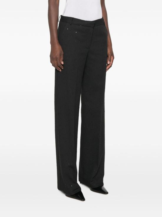 26FW 에르마노 스트레이트 팬츠 D49EP032E5CMF099 BLACK - ERMANNO