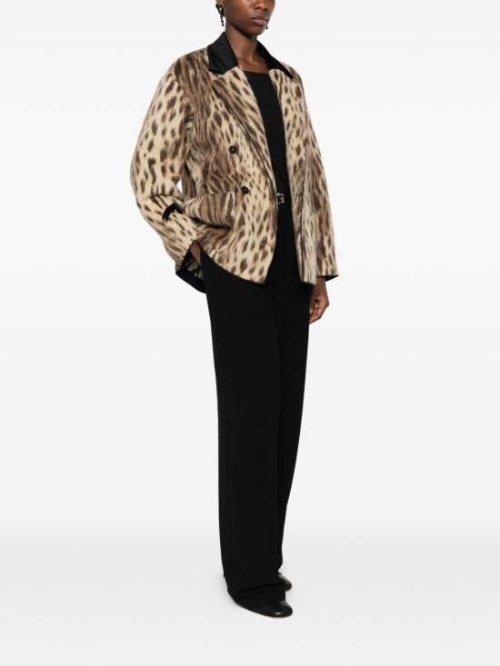26FW 포르테포르테 자켓 15303MYCOATGOLD LEOPARD PRINT - FORTE FORTE