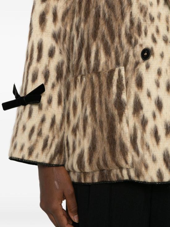 26FW 포르테포르테 자켓 15303MYCOATGOLD LEOPARD PRINT - FORTE FORTE