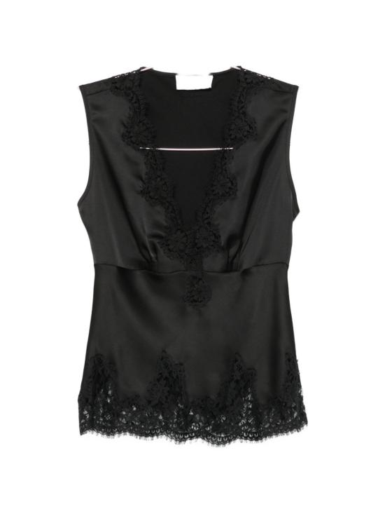 26FW 에르마노 반팔 티셔츠 D49EL021EL0MF099 BLACK