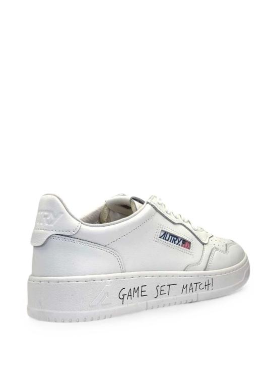 26FW 오트리 메달리스트 로우 레더 스니커즈 AULWML08 WHITE - AUTRY