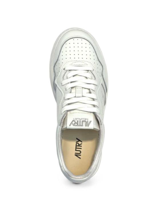 26FW 오트리 메달리스트 로우 레더 스니커즈 AULWML08 WHITE - AUTRY
