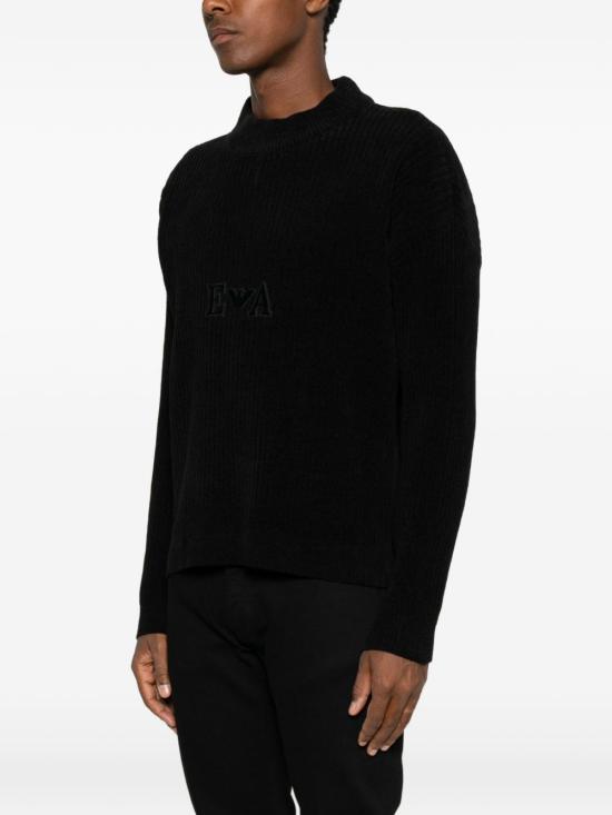 26FW 엠포리오 아르마니 스웨터 EM006450AF29845FC024 BLACK - EMPORIO ARMANI