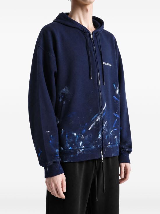 26FW 발렌시아가 스웨터 850338TUVJ6 8065 NAVY - BALENCIAGA