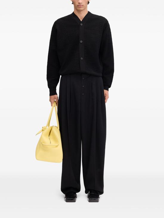 26FW 자크뮈스 스트레이트 팬츠 25EPAM00133AW00 990 BLACK - JACQUEMUS