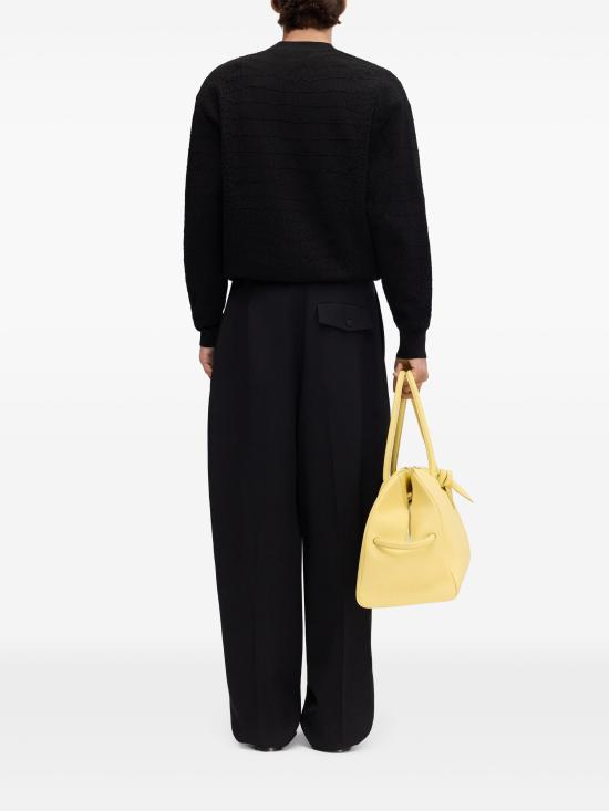 26FW 자크뮈스 스트레이트 팬츠 25EPAM00133AW00 990 BLACK - JACQUEMUS