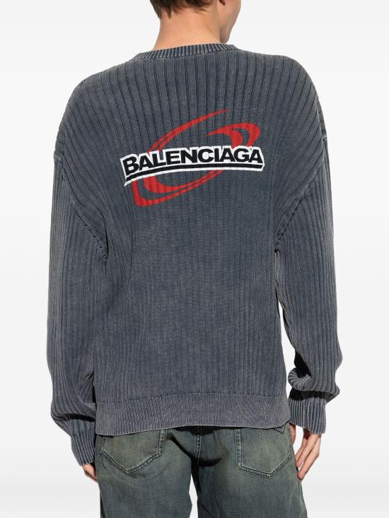 26SS 발렌시아가 스웨터 865813T3442 4003 LIGHTBLUE - BALENCIAGA